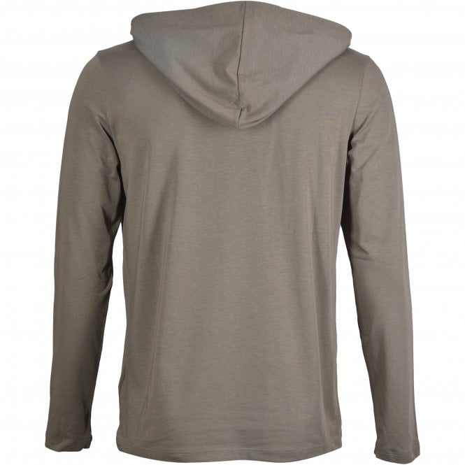 BOSS-Mix & Match Pullover Loungewear Hoodie, Khaki/grey-UNDERU