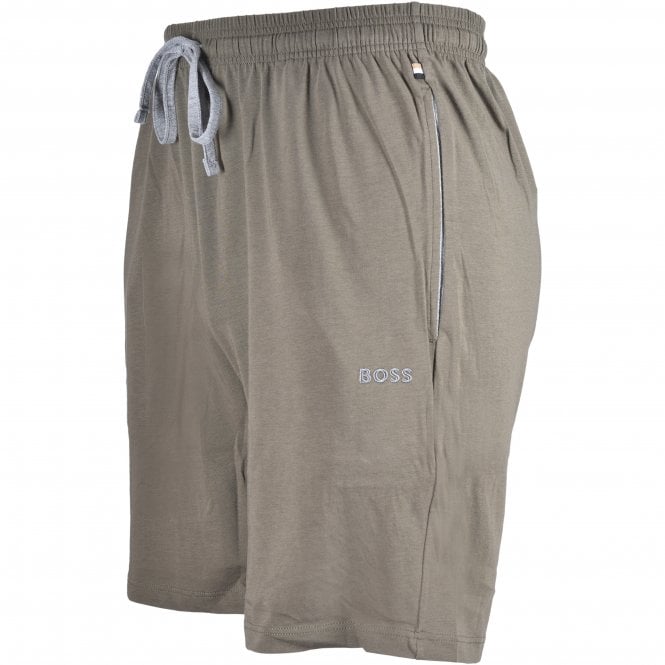 BOSS-Mix & Match Loungewear Jogging Shorts, Khaki/grey-UNDERU