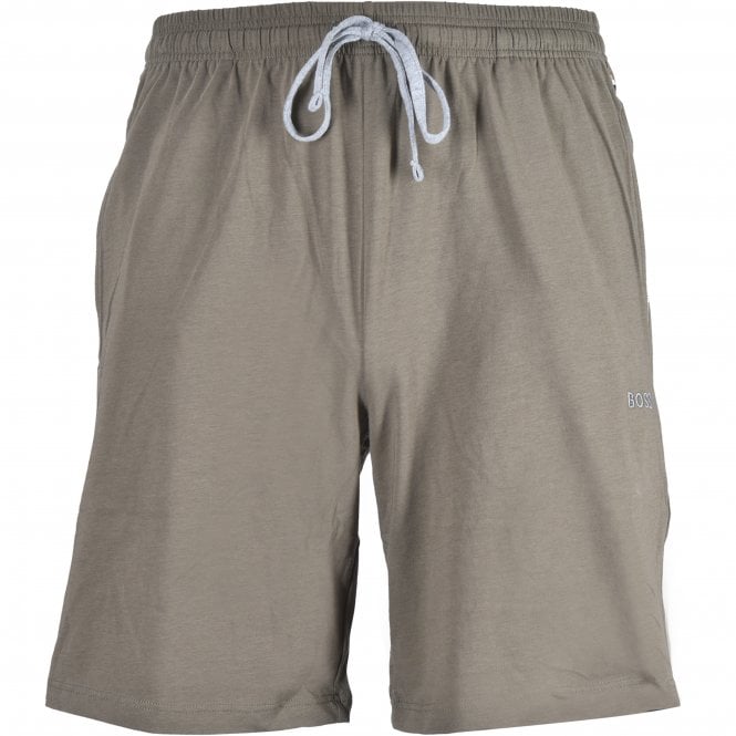 BOSS-Mix & Match Loungewear Jogging Shorts, Khaki/grey-UNDERU