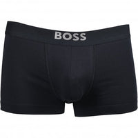 BOSS-Silver Logo T-Shirt & Boxer Trunk Gift Set, Black-UNDERU