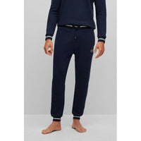 BOSS-Contemporary Loungewear Jogging Bottoms, Dark Blue Melange-UNDERU