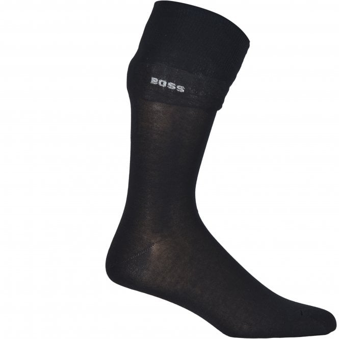 BOSS-2-Pack Silver Sparkle Socks Gift Box, Black-UNDERU