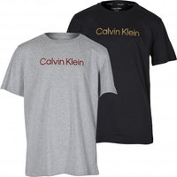 Calvin Klein-Boys 2-Pack Metallic Logo T-Shirts, Black/Grey-UNDERU