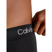 Calvin Klein-3-Pack Recycled Essentials Boxer Trunks, Black/Stone/Grey-UNDERU