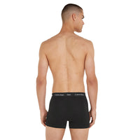 Calvin Klein-3-Pack Cotton Stretch Boxer Trunks, Black-UNDERU