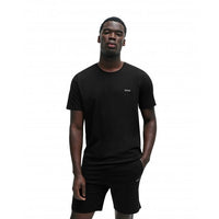 BOSS-Luxe Jersey Crew-Neck Loungewear T-Shirt, Black-UNDERU