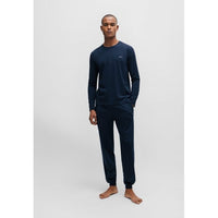 BOSS-Mix & Match Loungewear Jogging Bottoms, Navy-UNDERU