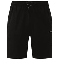 BOSS-Stretch Cotton Lounge Shorts, Black-UNDERU