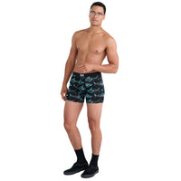 SAXX-Vibe Erik Abel Sharks Boxer Brief, Blue-UNDERU