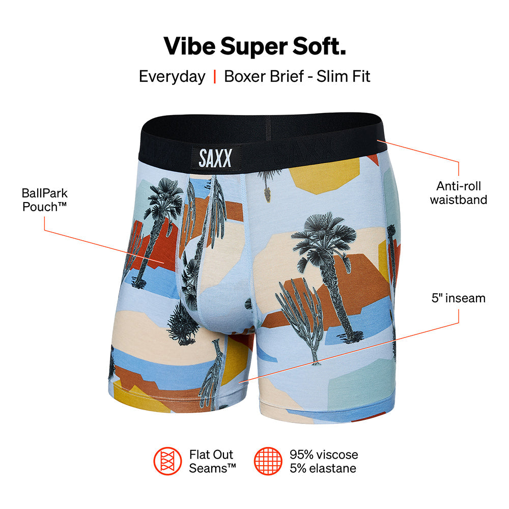 SAXX-Vibe Baja Bound Boxer Brief, Light Blue-UNDERU