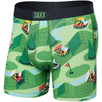 SAXX-Vibe Excite Carts Boxer Brief, Green-UNDERU