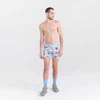 SAXX-2-Pack Drop Temp Surf's Up Boxer Briefs, Blue/Black-UNDERU