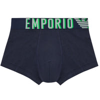 Emporio Armani-Mega Logo Boxer Trunk, Navy-UNDERU