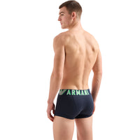 Emporio Armani-Mega Logo Boxer Trunk, Navy-UNDERU