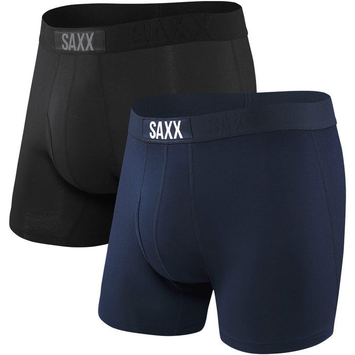 SAXX-2-Pack Ultra Boxer Briefs, Blue/Navy-UNDERU