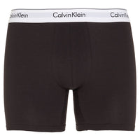 Calvin Klein-3-Pack Modern Cotton Boxer Briefs, Black-UNDERU