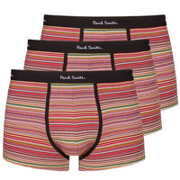 Paul Smith-3-Pack Signature Stripe Boxer Trunks, Multicoloured-UNDERU