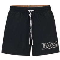 BOSS-Mooneye Swim Shorts, Black-UNDERU