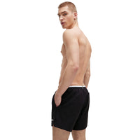 BOSS-Atoll Luxe Swim Shorts, Black-UNDERU