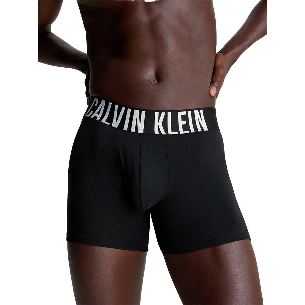 Calvin Klein-3-Pack Intense Power Boxer Briefs, Black-UNDERU