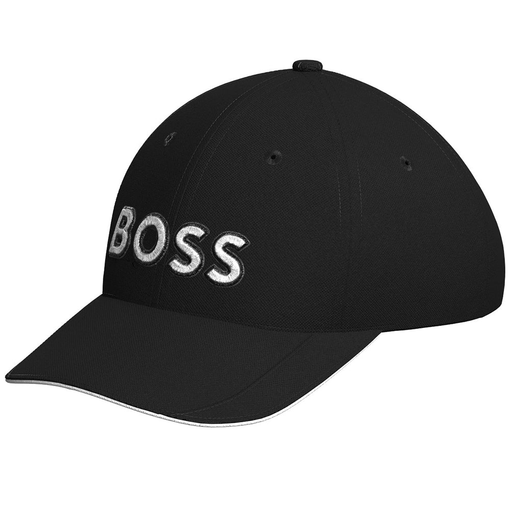 BOSS-Green US Baseball Cap, Black-UNDERU