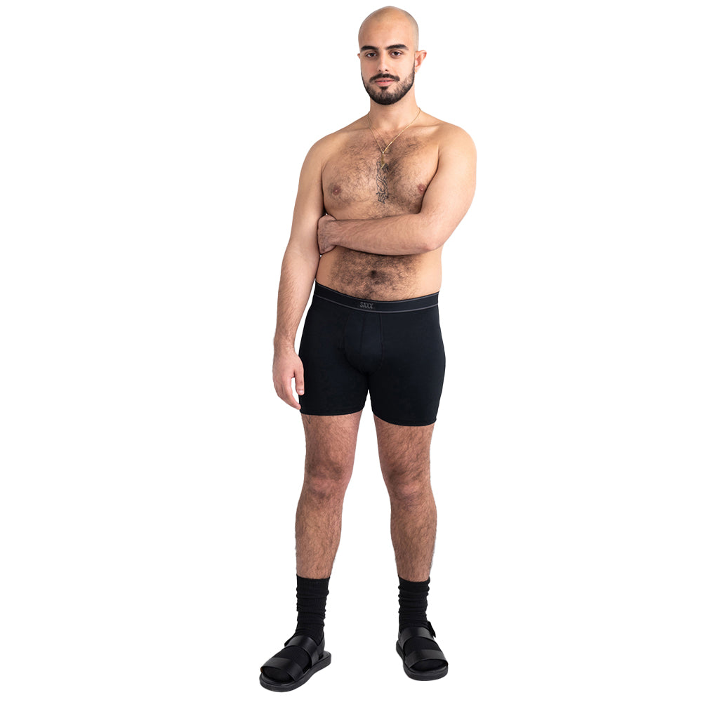 Pack Of 3 Navy Casual Boxer Briefs With Contrasting Waistband Navy