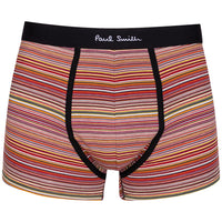 Paul Smith-3-Pack Stripes & Letters Boxer Trunks, Black/Multi-UNDERU