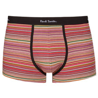 Paul Smith-5-Pack Signature Stripe Mix Boxer Trunks, Black/Multi-UNDERU