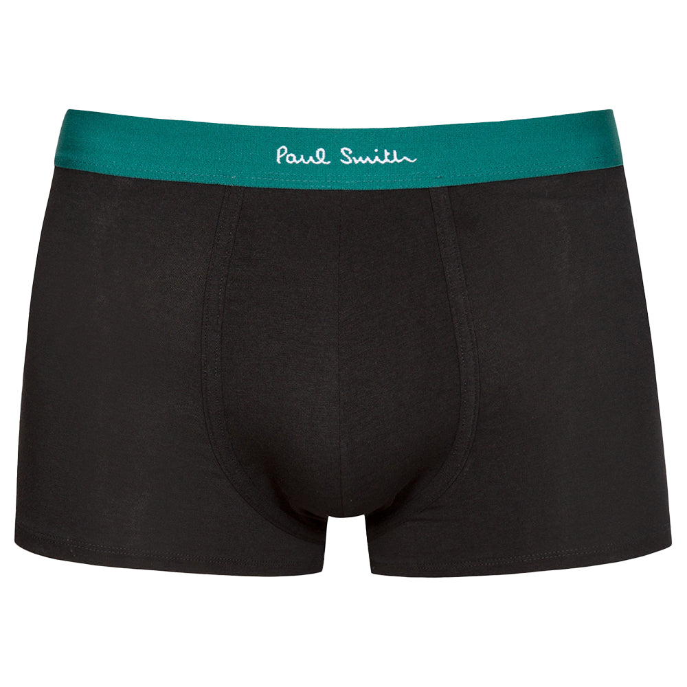 Paul Smith-5-Pack Signature Stripe Mix Boxer Trunks, Black/Multi-UNDERU