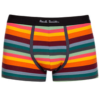 Paul Smith-5-Pack Artist Stripe Mix Boxer Trunks, Black/Multi-UNDERU