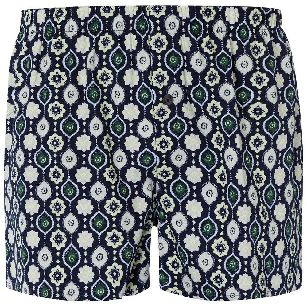 Hanro-Fancy Woven Boxer Shorts, Stitched Minimal-UNDERU