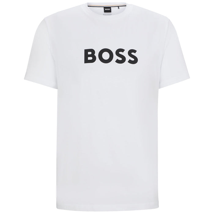 BOSS-Large Logo T-Shirt, White-UNDERU