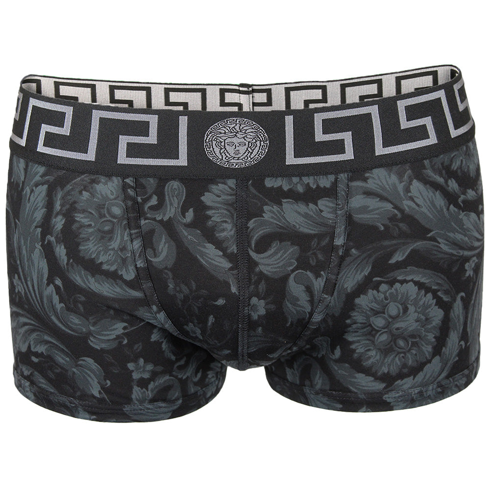 Versace barocco greaca low rise trunk, grey 