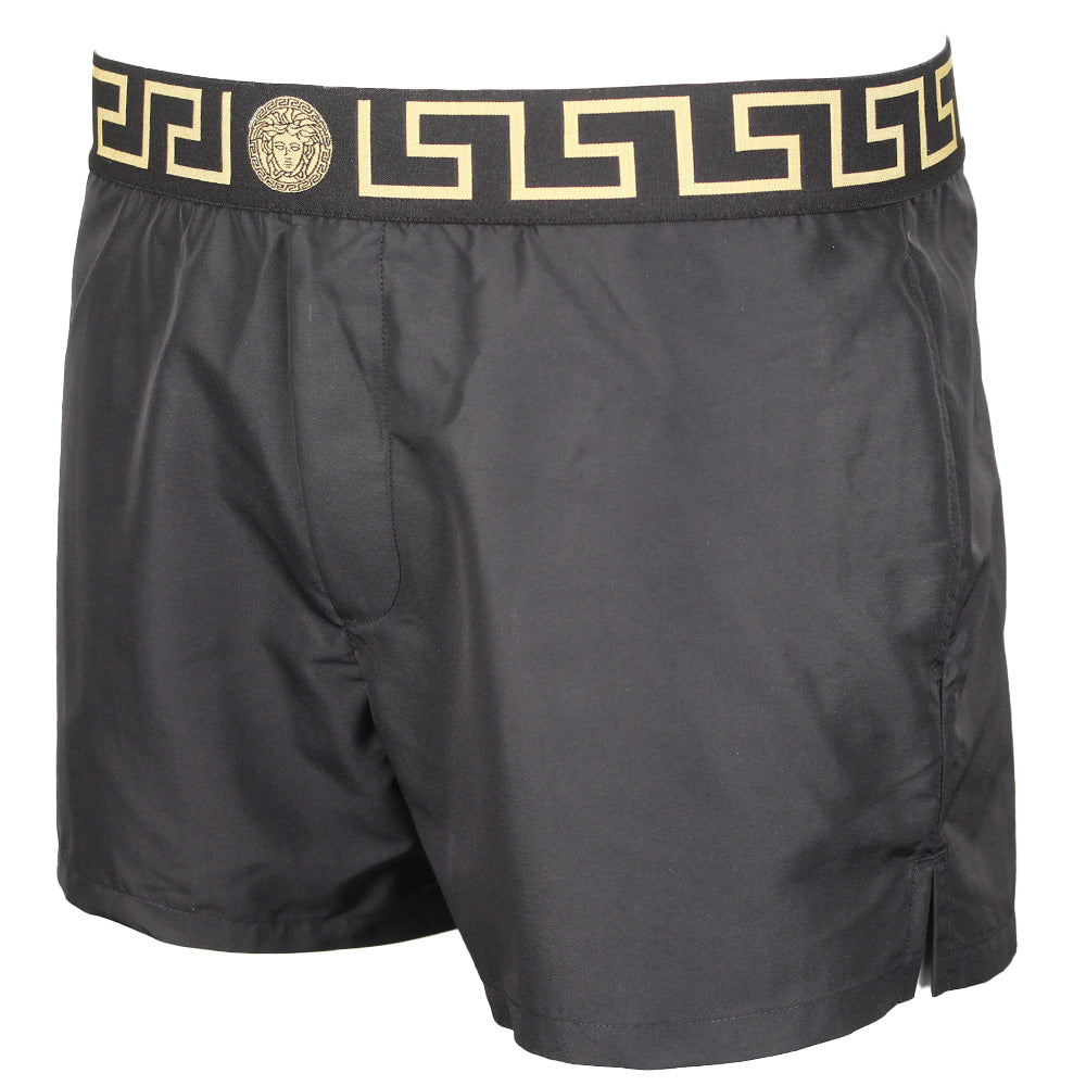 Versace greca swimshorts, black, side view 