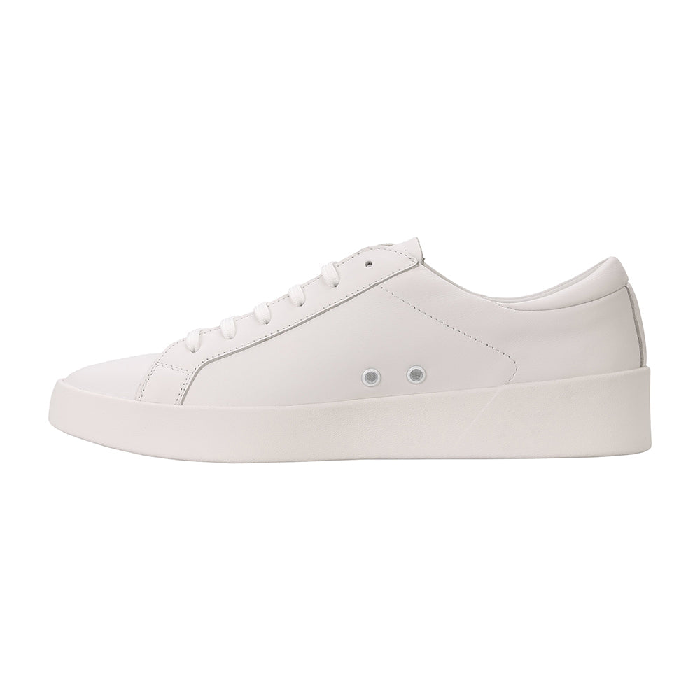 BOSS-Leather Trainers, White-UNDERU