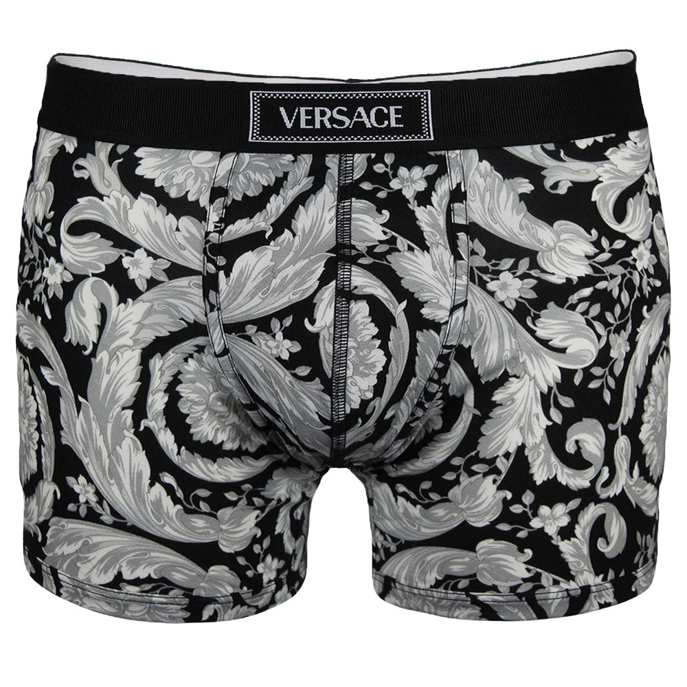 Versace 90's logo barocco print boxer brief.