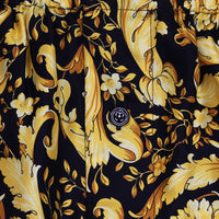 Versace-button-detail-on-pyjama-shorts