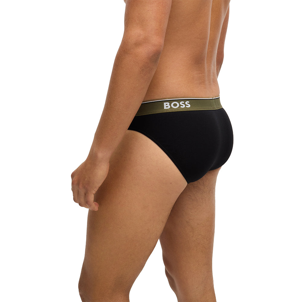 BOSS-3-Pack Power Briefs, Black-UNDERU