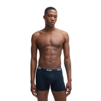 BOSS-3-Pack Power Boxer Briefs, Black/Khaki/Navy-UNDERU