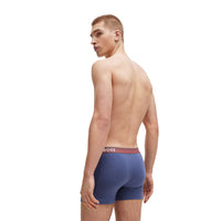 BOSS-3-Pack Power Boxer Briefs, Burgundy/Navy-UNDERU