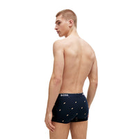 BOSS-3-Pack Power Boxer Trunks, Blues-UNDERU