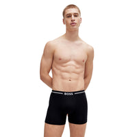 BOSS-3-Pack Bold Boxer Briefs, Black/Navy-UNDERU