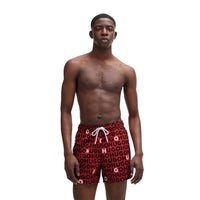 HUGO-Tortuga Swim Shorts, Medium Red-UNDERU