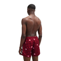 HUGO-Tortuga Swim Shorts, Medium Red-UNDERU