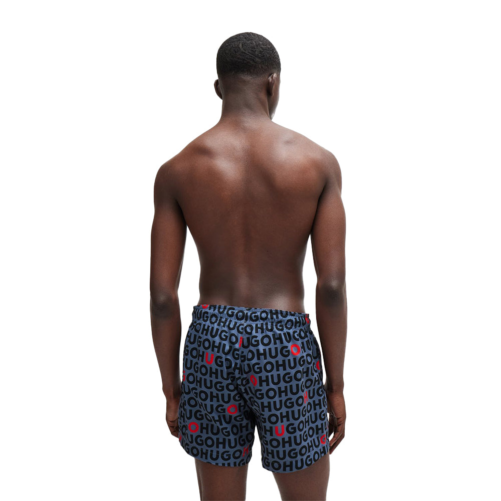 HUGO-Tortuga Swim Shorts, Medium Blue-UNDERU