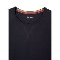 Paul Smith-Jersey Cotton Long-Sleeve Lounge Top, Navy-UNDERU