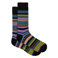 Paul Smith-Hawkins Stripe Socks, Multi-UNDERU