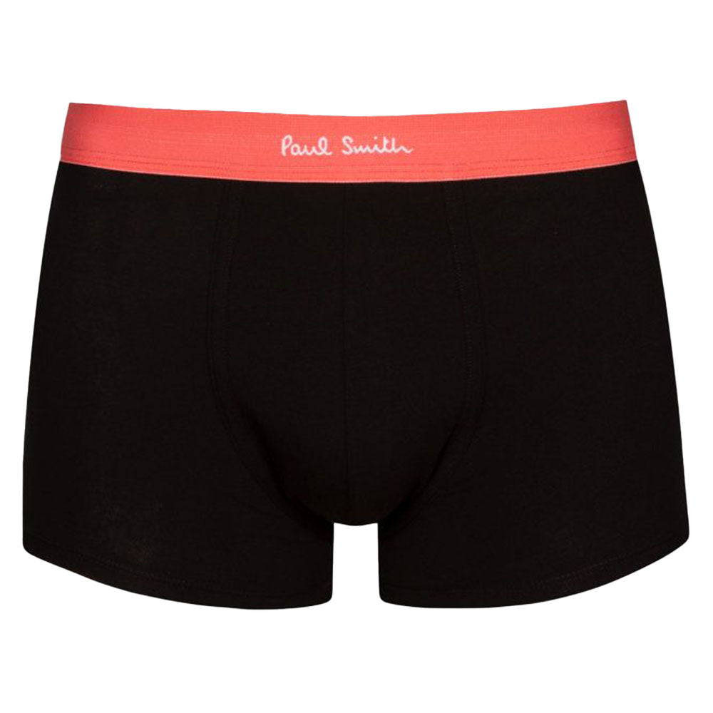 Paul Smith-Mixed Waistband Boxer Trunks, Black-UNDERU