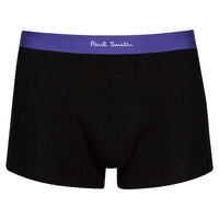 Paul Smith-Mixed Waistband Boxer Trunks, Black-UNDERU