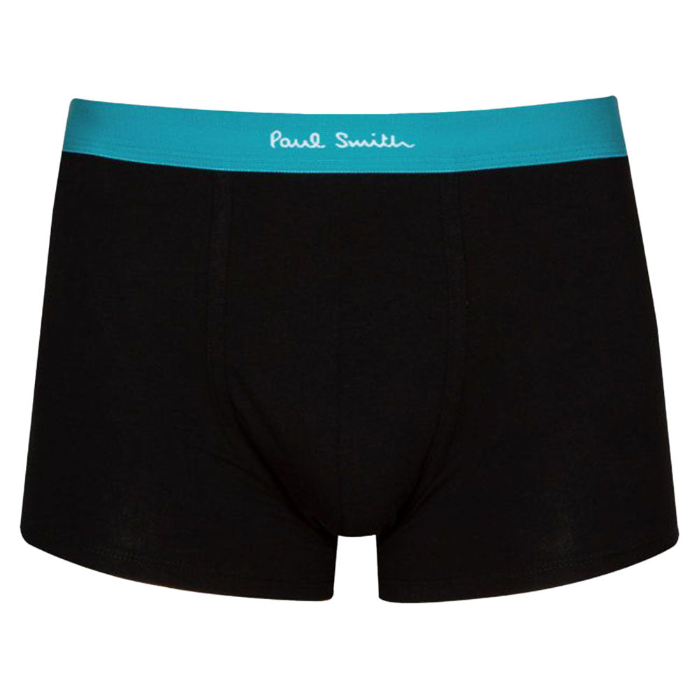 Paul Smith-Mixed Waistband Boxer Trunks, Black-UNDERU